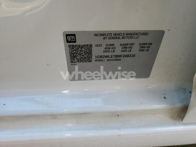 Photo 10 of 2021 CHEVROLET SILVERADO C2500 HEAVY DUTY N/A (VIN 1GB2WLE78MF268316)