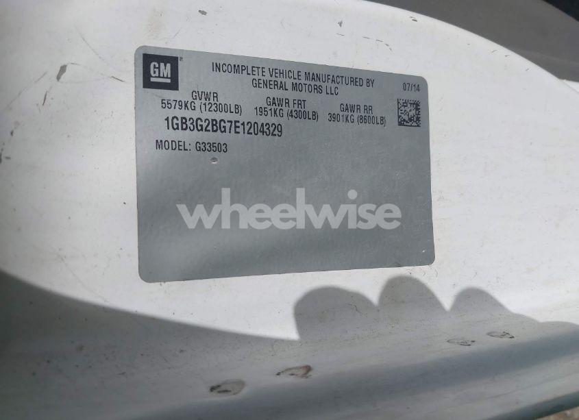 Photo 8 of 2014 Chevrolet Express CUTAWAY 3500 (VIN 1GB3G2BG7E1204329)