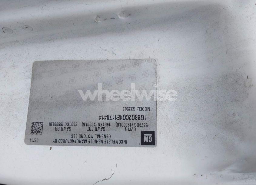 Photo 8 of 2014 Chevrolet Express CUTAWAY 3500 (VIN 1GB3G2CG4E1170414)