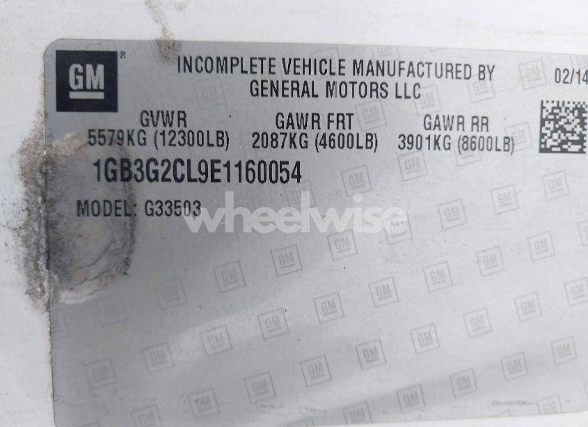 Photo 8 of 2014 Chevrolet Express CUTAWAY 3500 DIESEL (VIN 1GB3G2CL9E1160054)