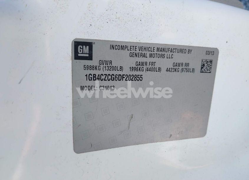 Photo 8 of 2013 Chevrolet Silverado 3500HD CHASSIS WORK TRUCK (VIN 1GB4CZCG6DF202855)