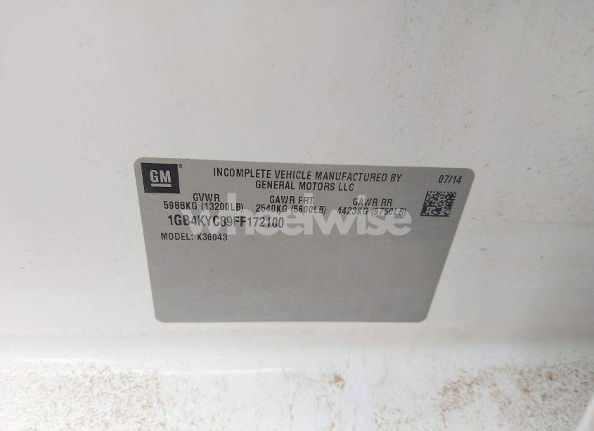 Photo 8 of 2015 Chevrolet Silverado 3500HD CHASSIS WT (VIN 1GB4KYC89FF172100)