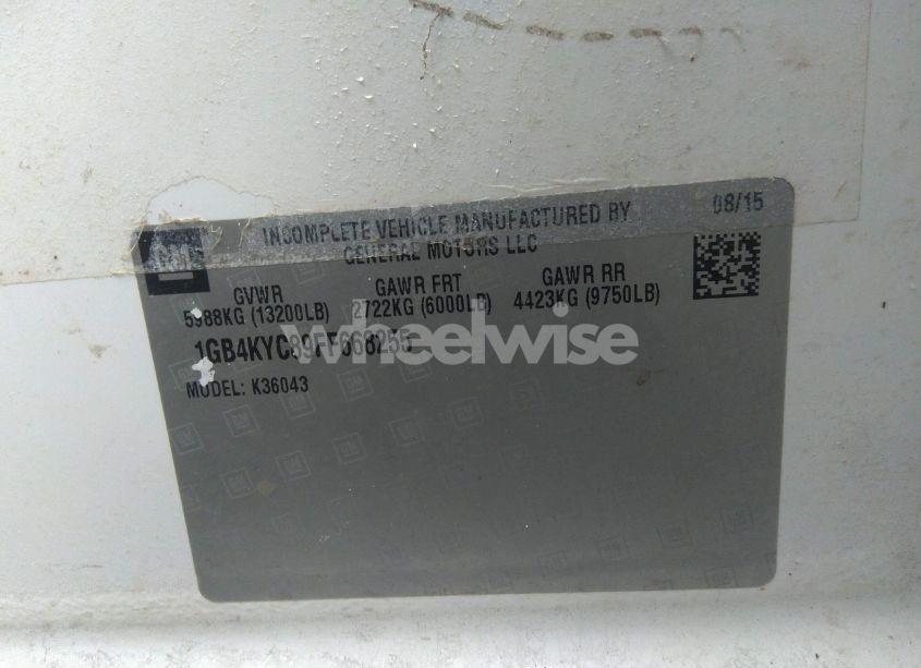 Photo 9 of 2015 Chevrolet Silverado 3500HD CHASSIS WT (VIN 1GB4KYC89FF668255)