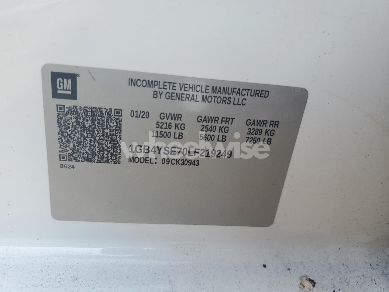 Photo 12 of 2020 CHEVROLET SILVERADO K3500 (VIN 1GB4YSE70LF219249)