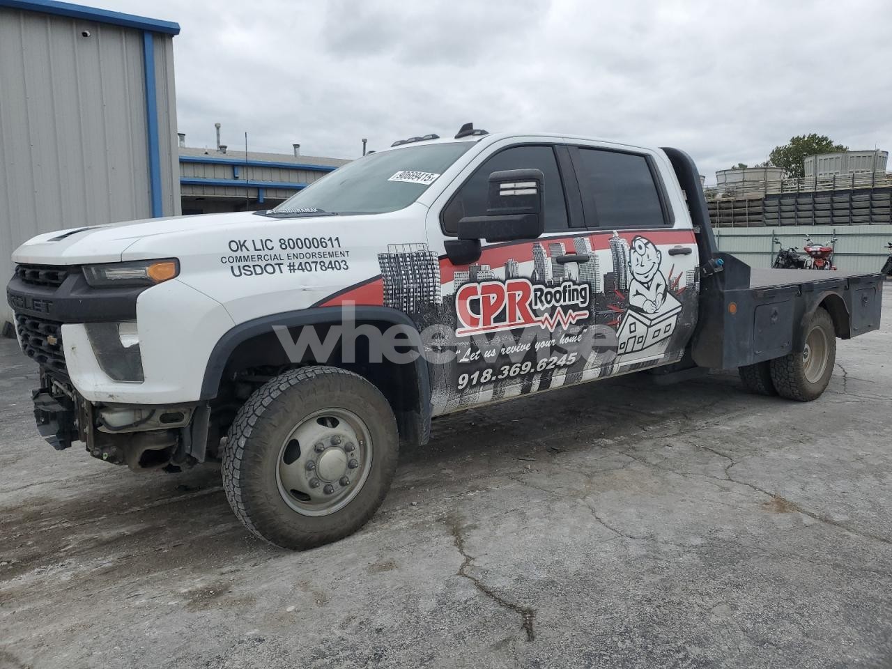 2020 CHEVROLET SILVERADO 3500HD FLATBED TRUCK (VIN 1GB4YSEY9LF276056) main photo