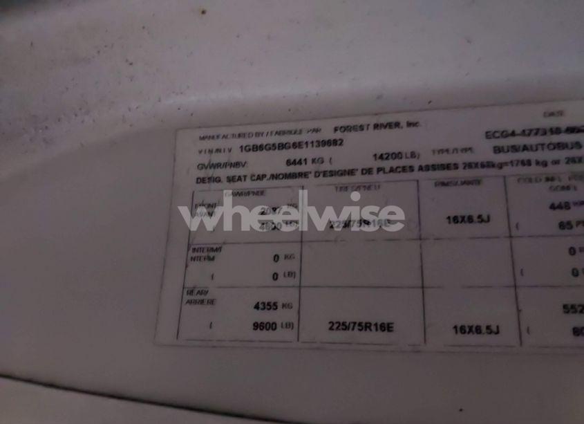 Photo 8 of 2014 Chevrolet Express CUTAWAY 4500 (VIN 1GB6G5BG6E1139682)