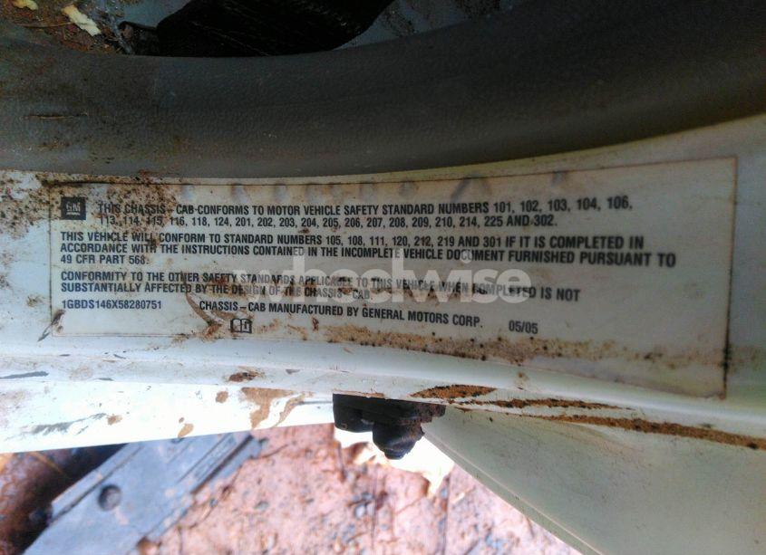 Photo 9 of 2005 Chevrolet Colorado (VIN 1GBDS146X58280751)