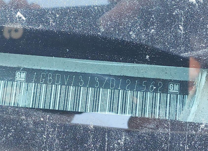 Photo 9 of 2007 Chevrolet Uplander LS (VIN 1GBDV13137D121562)