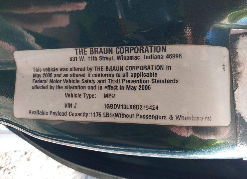 Photo 9 of 2006 Chevrolet Uplander LT (VIN 1GBDV13LX6D219424)