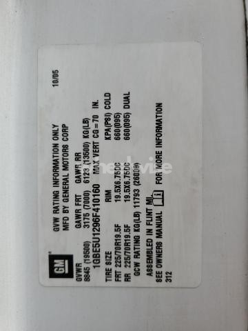 Photo 2 of 2006 CHEVROLET C5500 C5U042 (VIN 1GBE5U1296F410160)