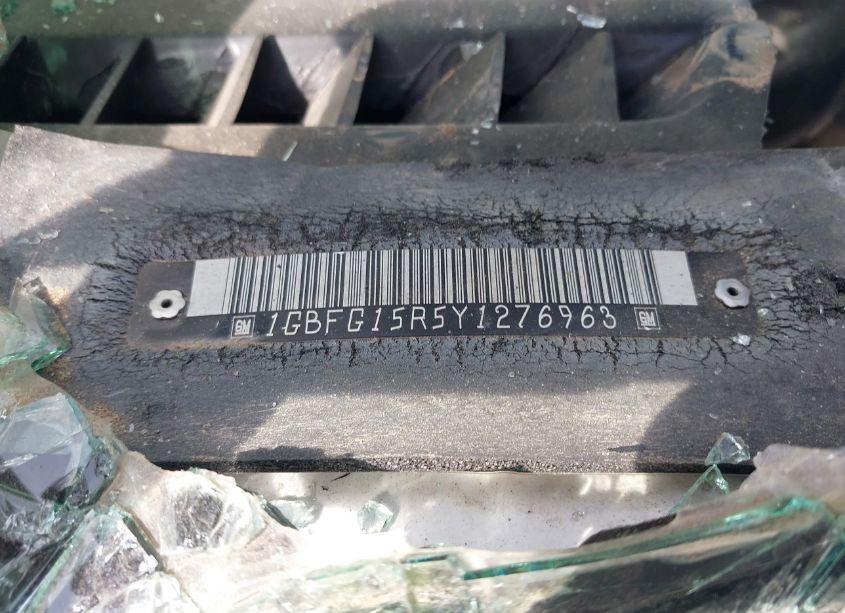 Photo 9 of 2000 Chevrolet Express UPFITTER PKG. (VIN 1GBFG15R5Y1276963)