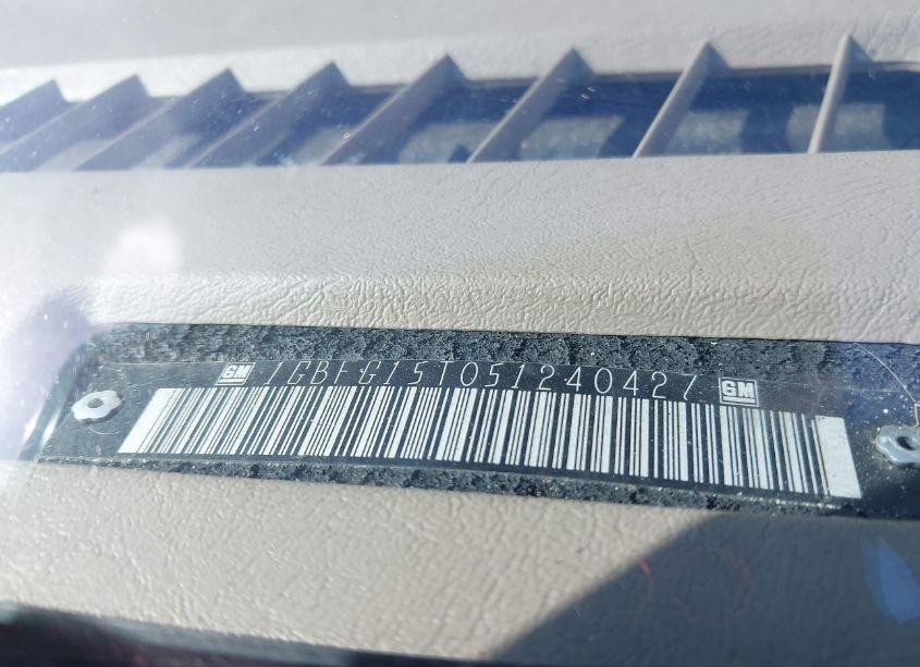 Photo 9 of 2005 Chevrolet Express UPFITTER (VIN 1GBFG15T051240427)