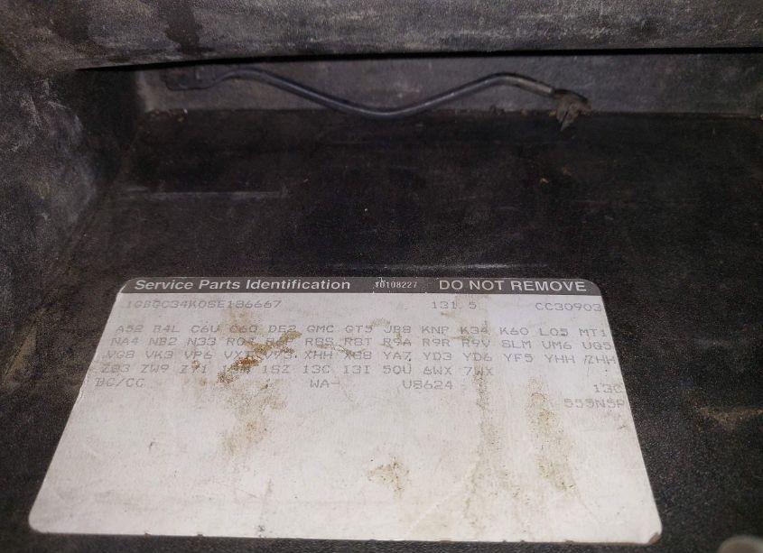 Photo 9 of 1995 Chevrolet Gmt-400 C3500 (VIN 1GBGC34K0SE186667)