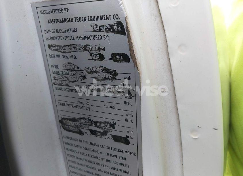 Photo 18 of 2006 Chevrolet Silverado 2500HD WORK TRUCK (VIN 1GBHC24U06E130878)