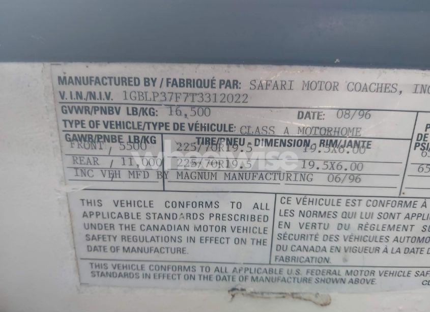 Photo 9 of 1997 Chevrolet Trek PATHMAKER (VIN 1GBLP37F713312022)