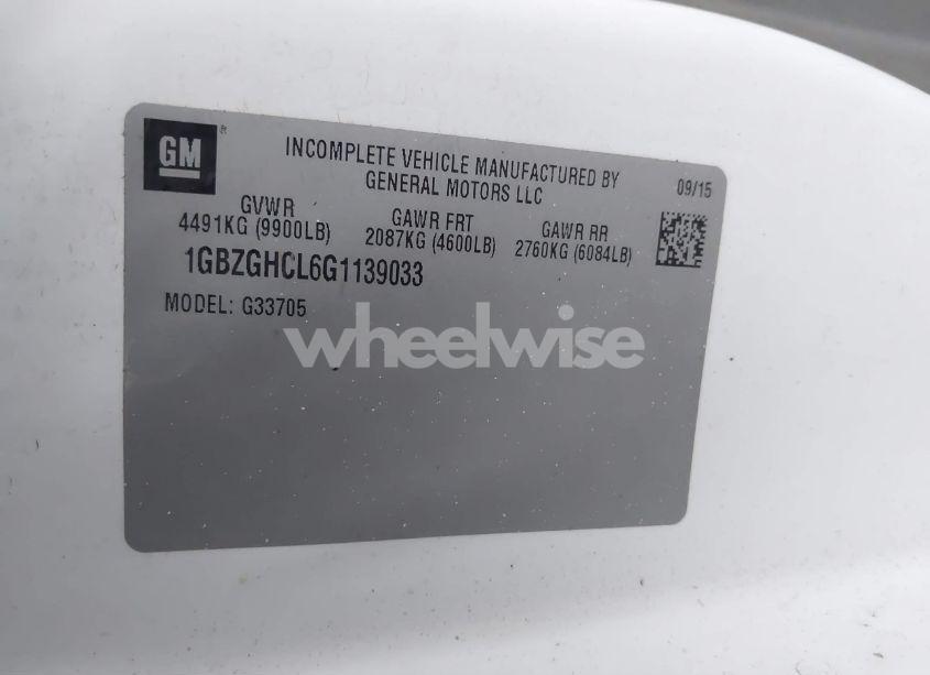 Photo 9 of 2016 Chevrolet Express 3500 DIESEL (VIN 1GBZGHCL6G1139033)