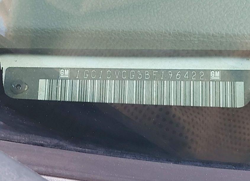 Photo 9 of 2011 Chevrolet Silverado 2500HD WORK TRUCK (VIN 1GC1CVCG3BF196422)