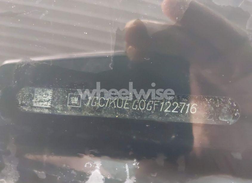 Photo 9 of 2016 Chevrolet Silverado 2500HD WT (VIN 1GC1KUEG0GF122716)