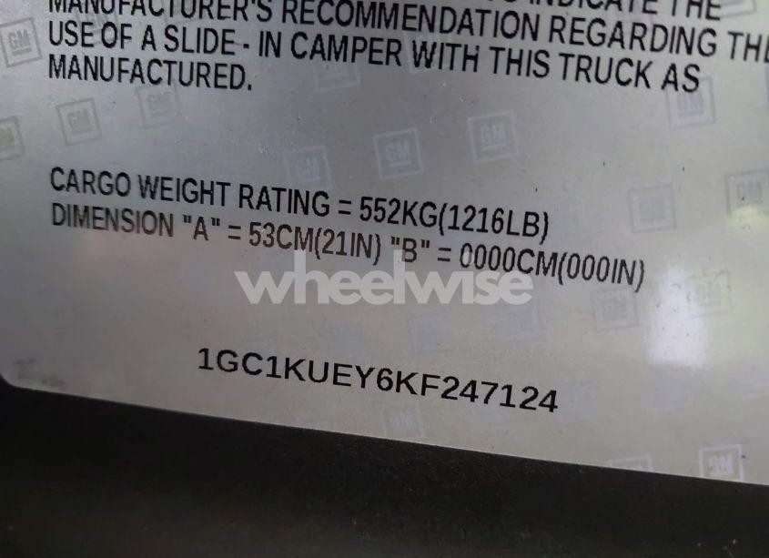 Photo 9 of 2019 Chevrolet Silverado 2500HD HIGH COUNTRY (VIN 1GC1KUEY6KF247124)