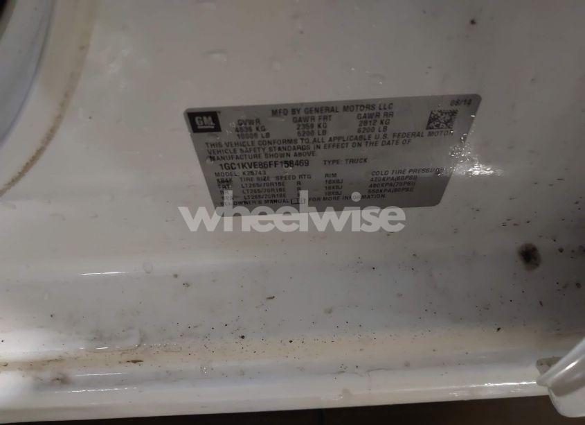 Photo 9 of 2015 Chevrolet Silverado 2500HD LT (VIN 1GC1KVE86FF158469)