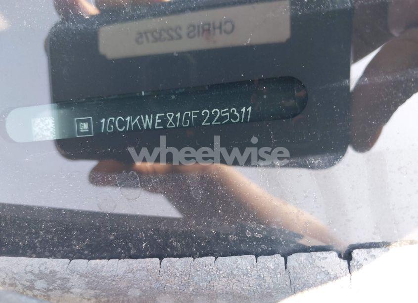 Photo 9 of 2016 Chevrolet Silverado 2500HD LTZ (VIN 1GC1KWE81GF225311)