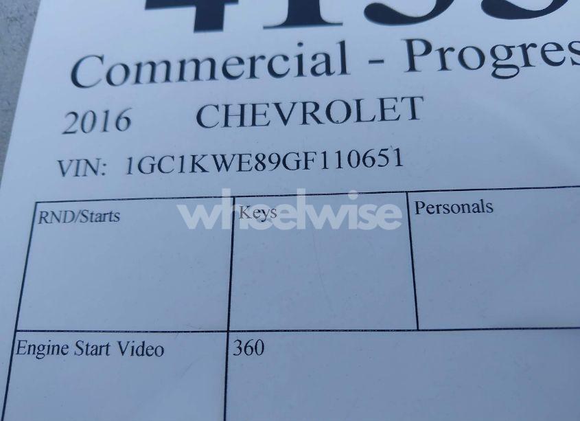 Photo 9 of 2016 Chevrolet Silverado 2500HD LTZ (VIN 1GC1KWE89GF110651)