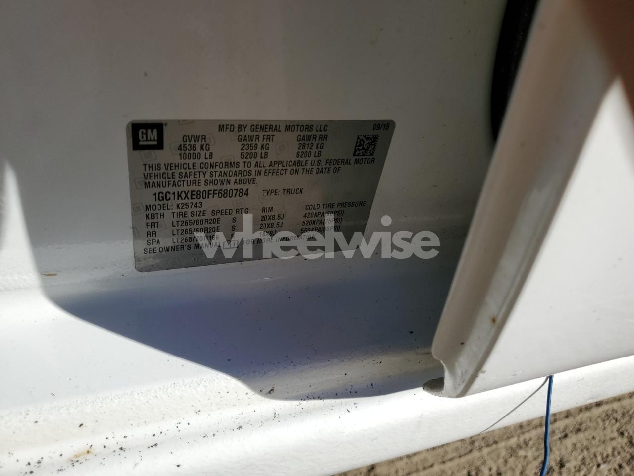 Photo 12 of 2015 CHEVROLET SILVERADO K2500 HIGH COUNTRY (VIN 1GC1KXE80FF680784)