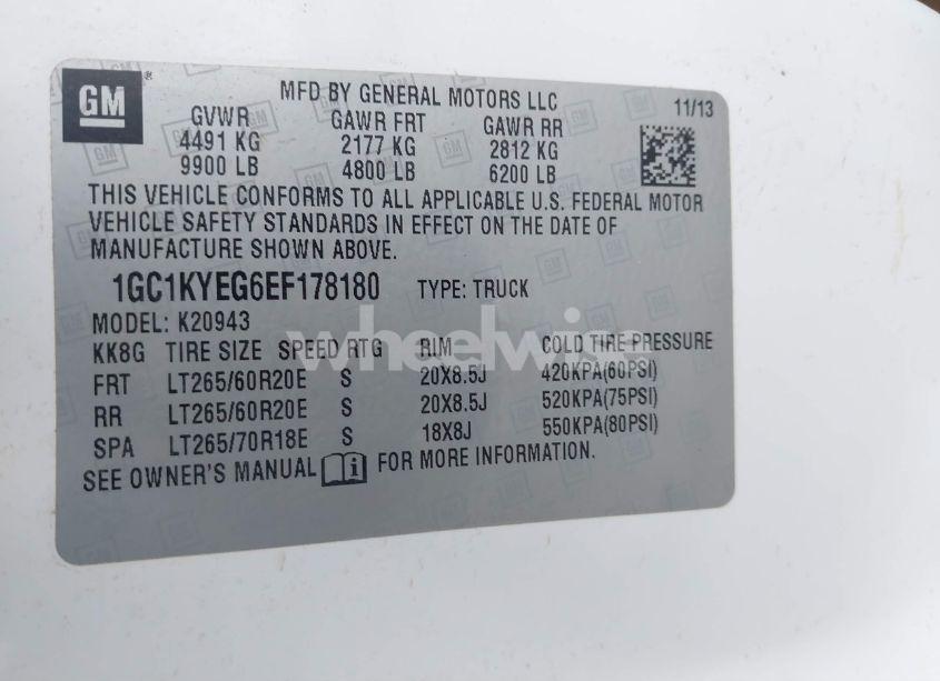 Photo 9 of 2014 Chevrolet Silverado K2500 HEAVY DUTY LTZ (VIN 1GC1KYEG6EF178180)