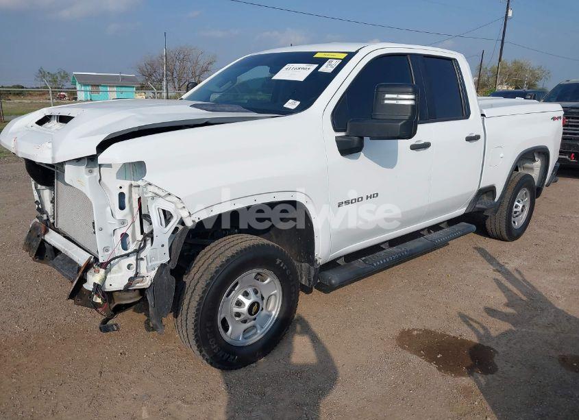 Photo 2 of 2021 Chevrolet Silverado 2500HD 4WD DOUBLE CAB STANDARD BED WT (VIN 1GC2YLE73MF250957)