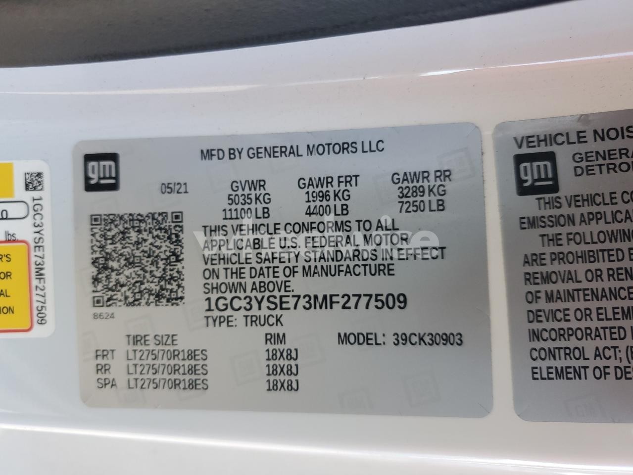 Photo 12 of 2021 CHEVROLET SILVERADO K3500 (VIN 1GC3YSE73MF277509)