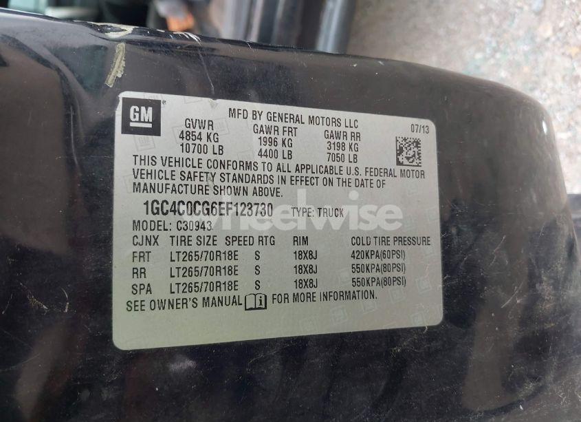 Photo 8 of 2014 Chevrolet Silverado 3500HD LT (VIN 1GC4C0CG6EF123730)