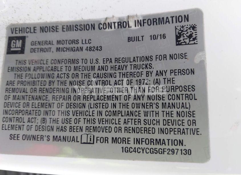 Photo 8 of 2016 Chevrolet Silverado 3500HD WT (VIN 1GC4CYCG5GF297130)