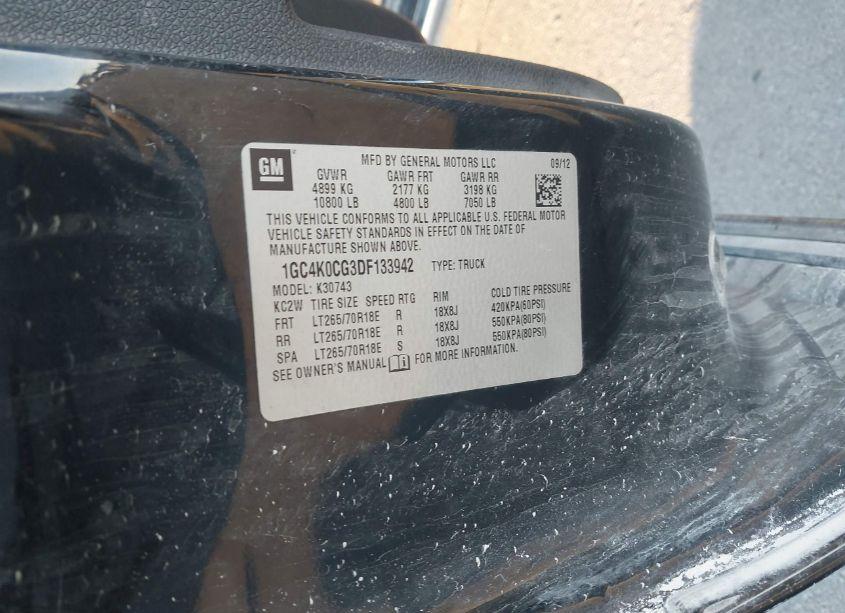 Photo 8 of 2013 Chevrolet Silverado 3500HD LT (VIN 1GC4K0CG3DF133942)