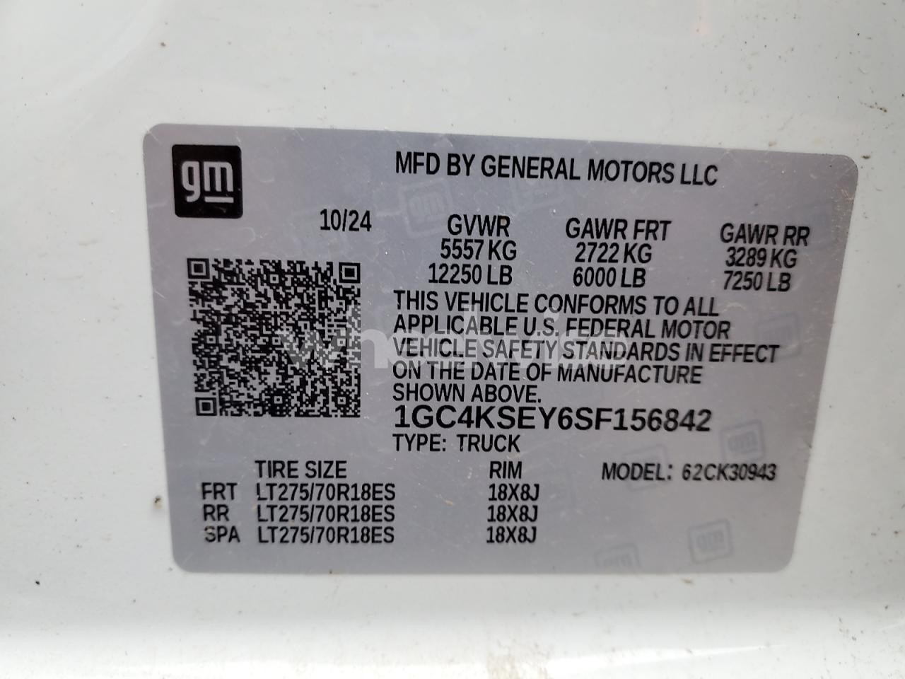 Photo 12 of 2025 CHEVROLET SILVERADO UTILITY / SERVICE TRUCK (VIN 1GC4KSEY6SF156842)