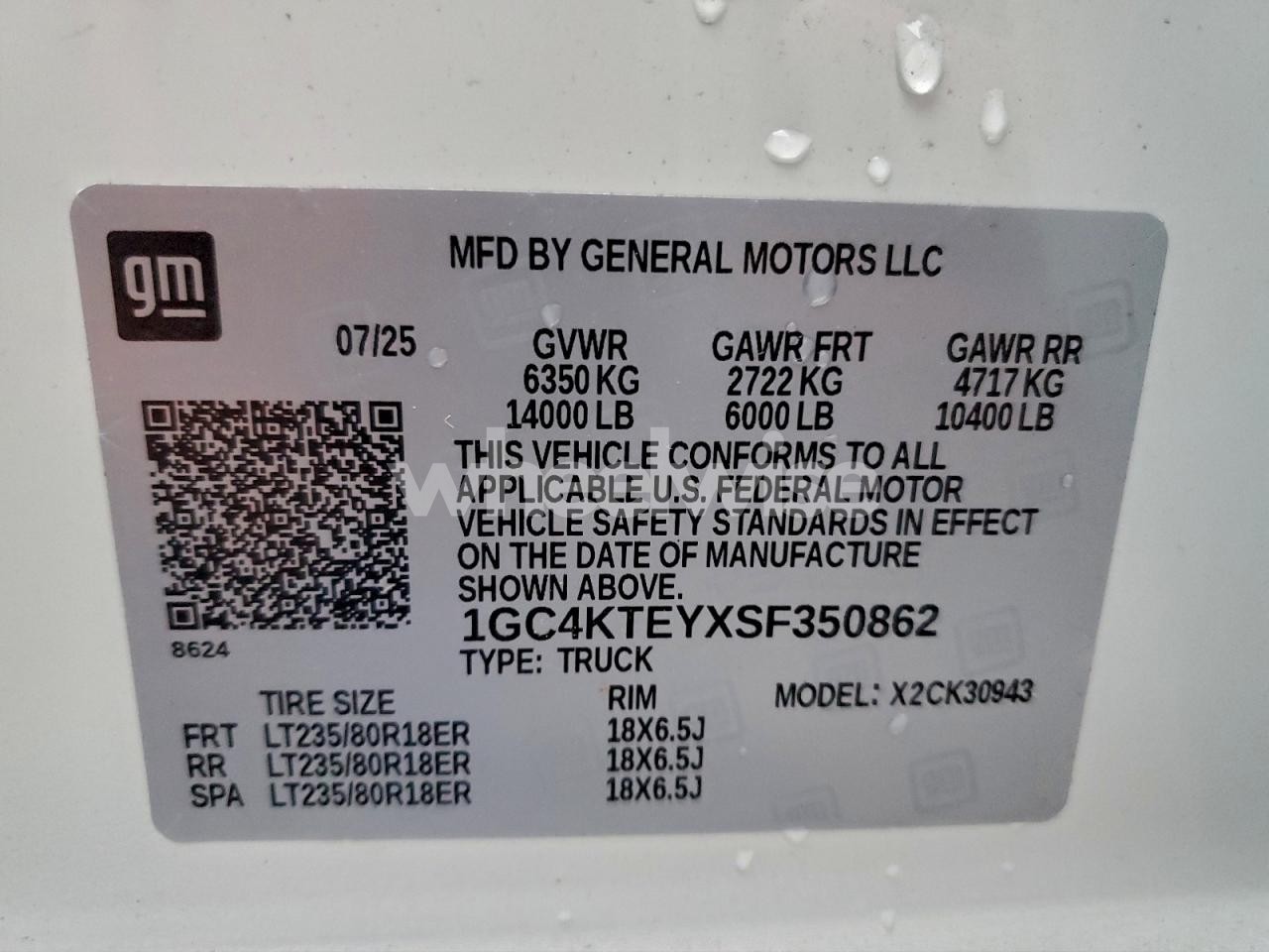 Photo 13 of 2025 CHEVROLET SILVERADO K3500 LT (VIN 1GC4KTEYXSF350862)