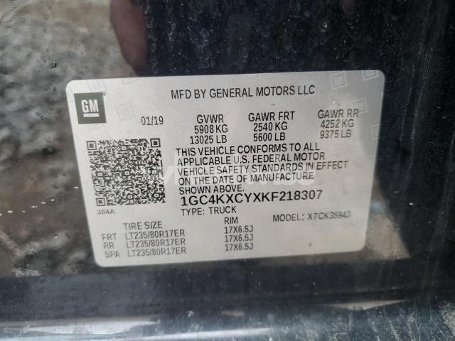 Photo 8 of 2019 CHEVROLET SILVERADO K3500 LTZ (VIN 1GC4KXCYXKF218307)