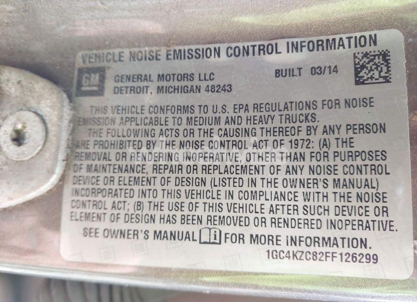 Photo 8 of 2015 Chevrolet Silverado 3500HD LT (VIN 1GC4KZC82FF126299)