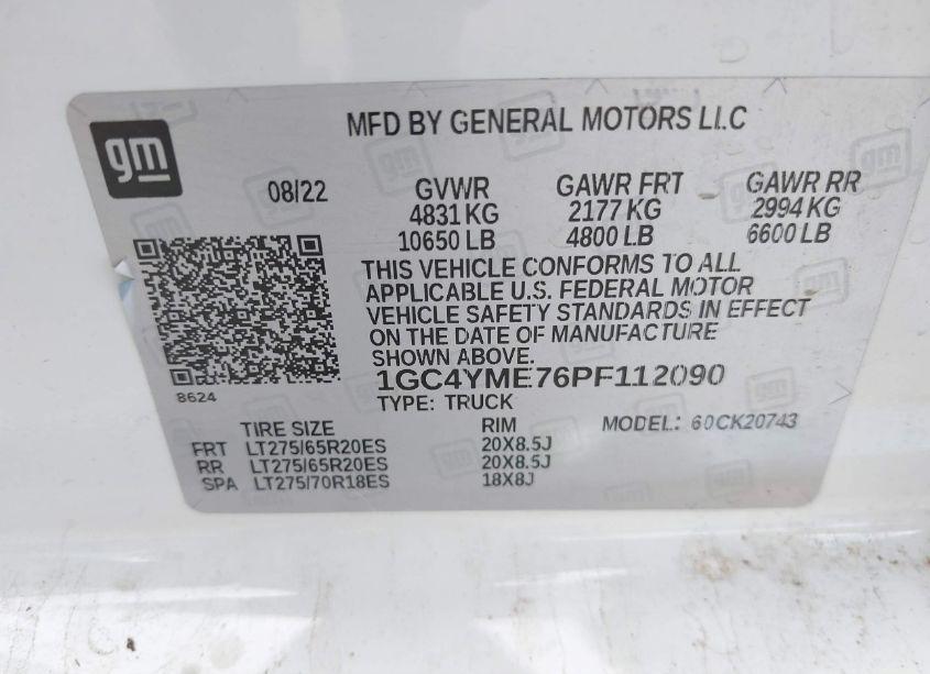 Photo 9 of 2023 Chevrolet Silverado 2500HD 4WD STANDARD BED CUSTOM (VIN 1GC4YME76PF112090)