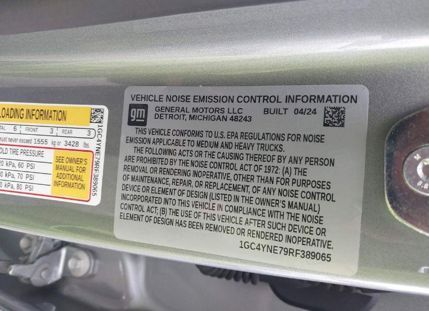 Photo 9 of 2024 Chevrolet Silverado 2500HD LT (VIN 1GC4YNE79RF389065)