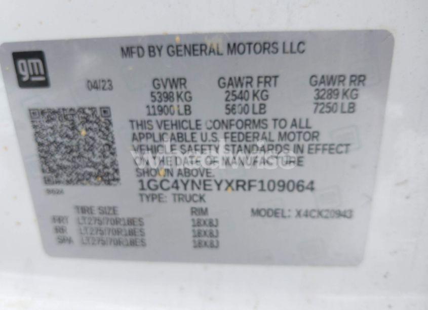 Photo 8 of 2024 Chevrolet Silverado 2500HD 4WD LONG BED LT (VIN 1GC4YNEYXRF109064)