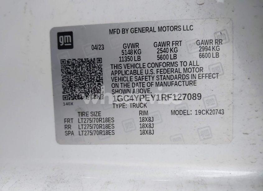 Photo 8 of 2024 Chevrolet Silverado 2500HD 4WD STANDARD BED LTZ (VIN 1GC4YPEY1RF127089)