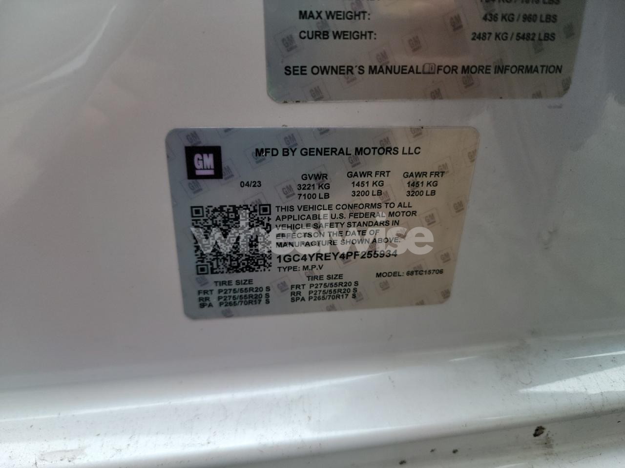 Photo 10 of 2023 CHEVROLET SILVERADO K2500 HIGH COUNTRY (VIN 1GC4YREY4PF255934)