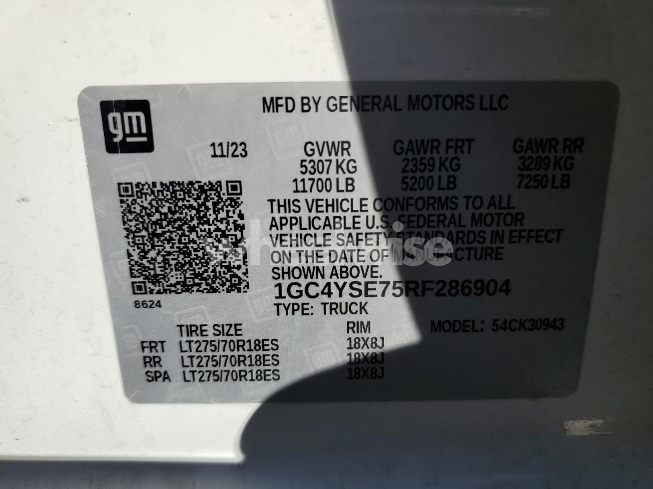 Photo 13 of 2024 CHEVROLET SILVERADO K3500 (VIN 1GC4YSE75RF286904)