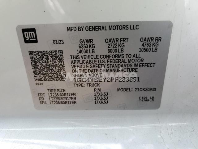 Photo 7 of 2023 CHEVROLET SILVERADO K3500 (VIN 1GC4YSEY2PF233891)