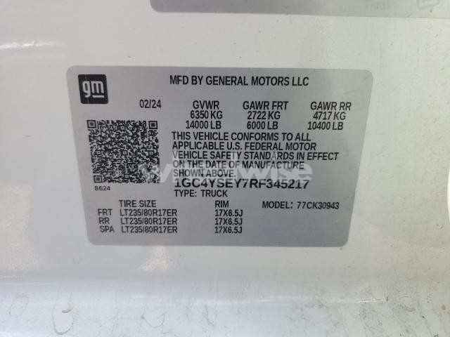 Photo 9 of 2024 CHEVROLET SILVERADO K3500 (VIN 1GC4YSEY7RF345217)