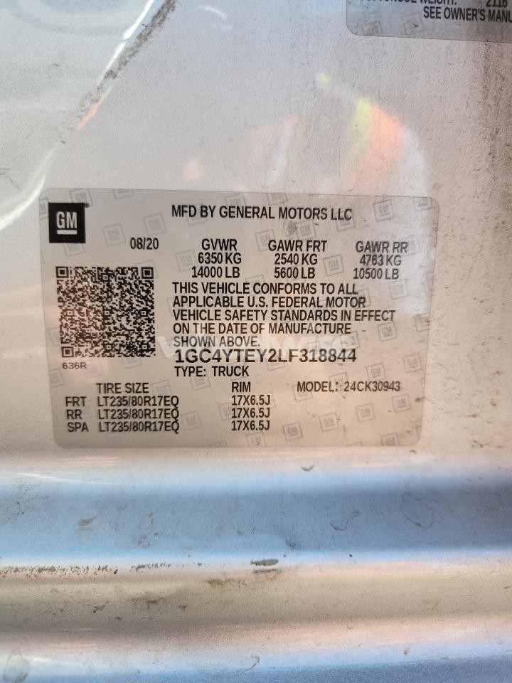 Photo 12 of 2020 CHEVROLET SILVERADO FLATBED TRUCK N/A (VIN 1GC4YTEY2LF318844)