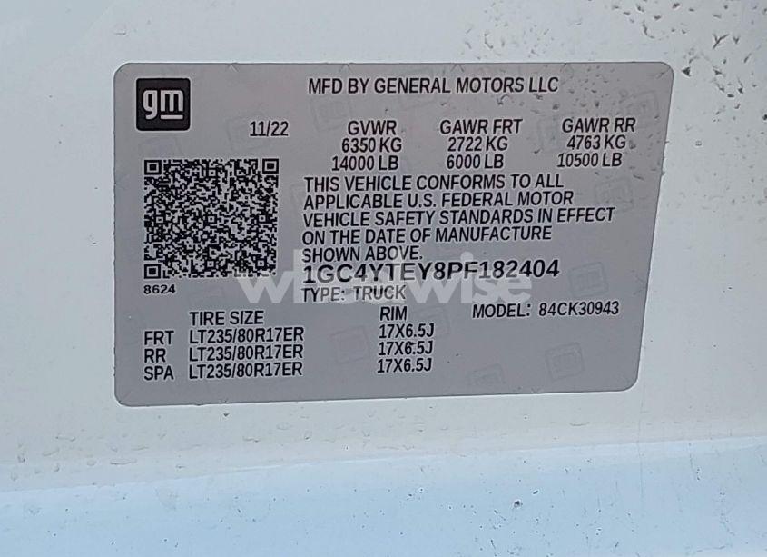 Photo 8 of 2023 Chevrolet Silverado 3500HD 4WD LONG BED LT (VIN 1GC4YTEY8PF182404)