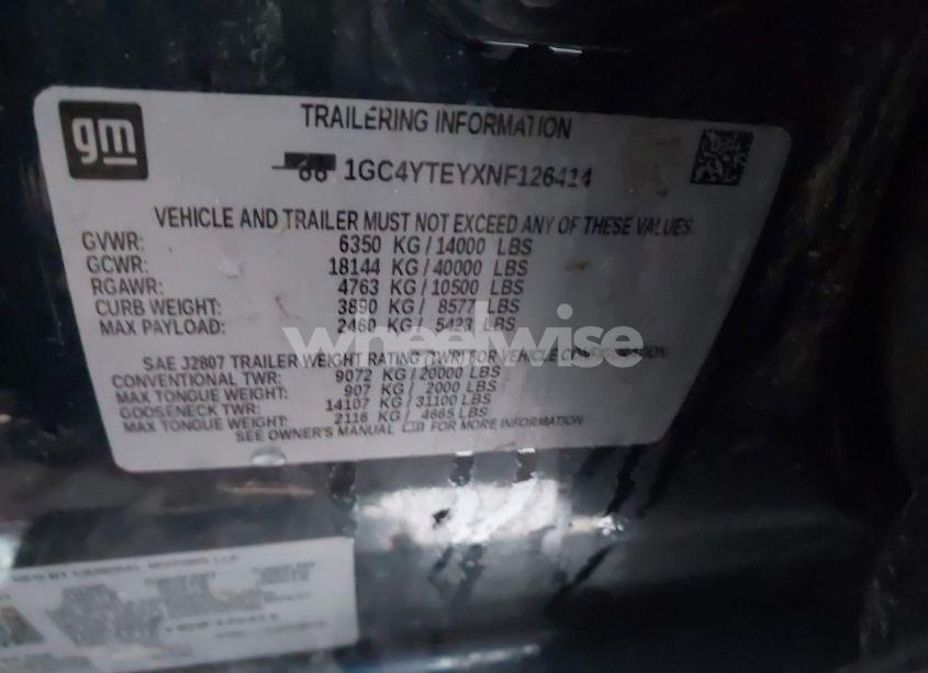 Photo 9 of 2022 Chevrolet Silverado 3500HD 4WD LONG BED LT (VIN 1GC4YTEYXNF126414)