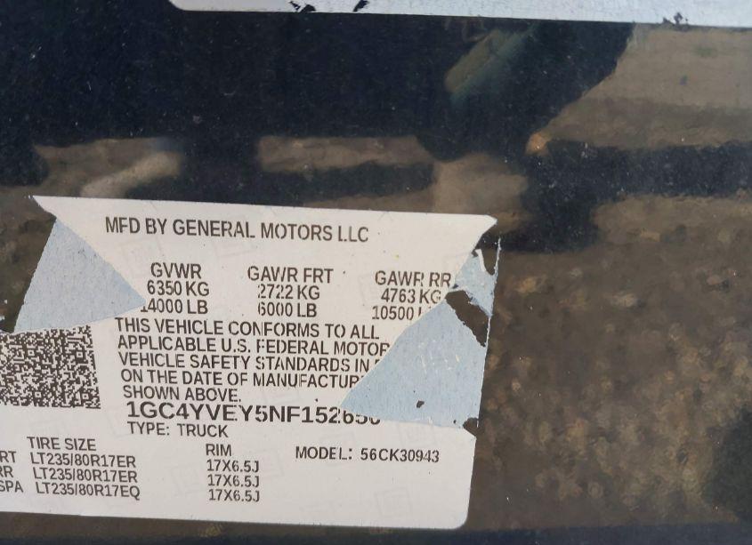 Photo 8 of 2022 Chevrolet Silverado 3500HD 4WD LONG BED HIGH COUNTRY (VIN 1GC4YVEY5NF152656)