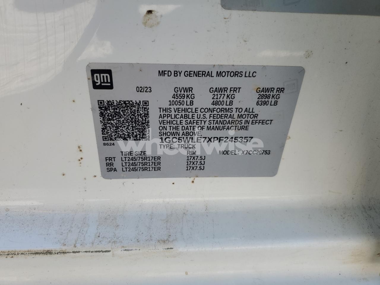 Photo 12 of 2023 CHEVROLET SILVERADO C2500 HEAVY DUTY N/A (VIN 1GC5WLE7XPF245357)